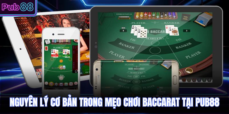 Nguyên lý cơ bản trong mẹo chơi baccarat tại PUB88