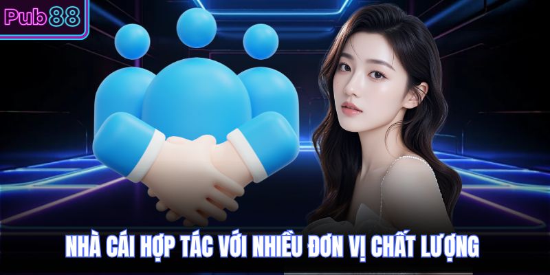 Nhà cái hợp tác với nhiều đơn vị chất lượng
