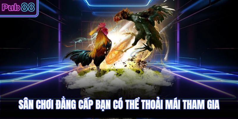 Sân chơi đẳng cấp bạn có thể thoải mái tham gia 